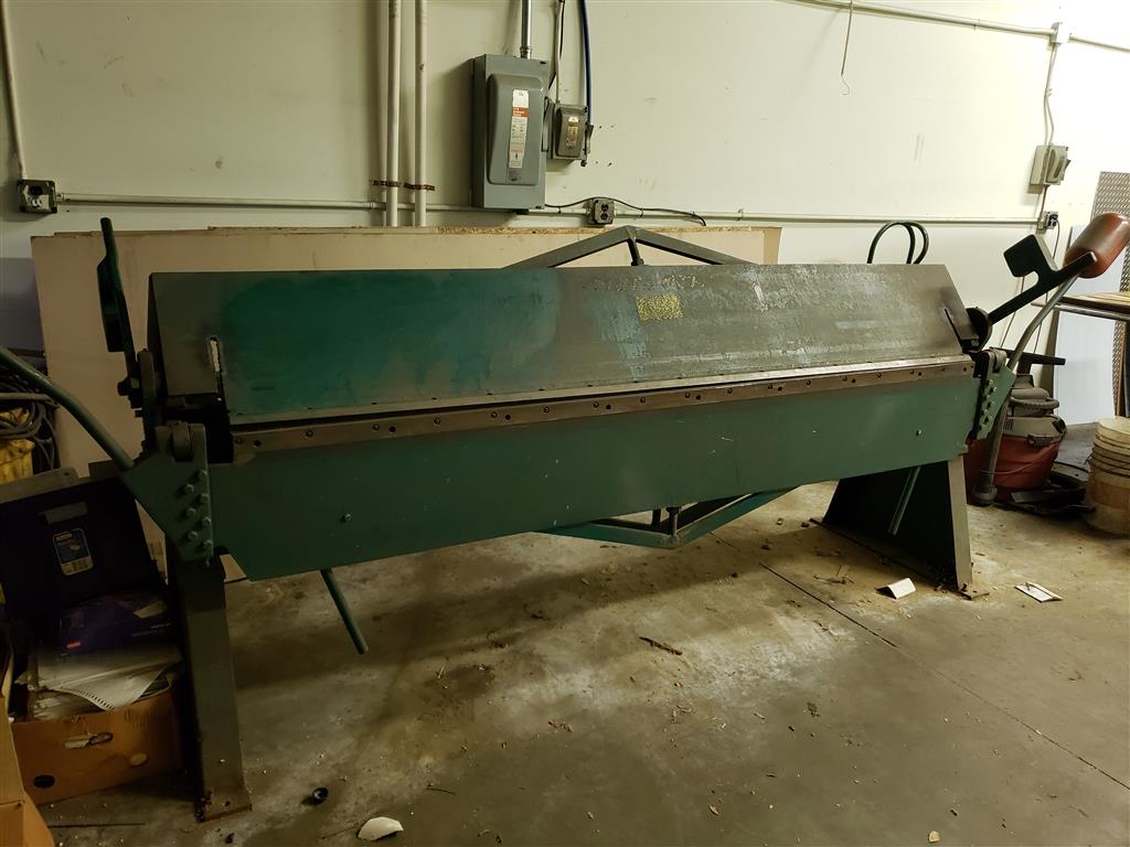 Tensmith 8 Ft X 16 gauge Hand Brake, Machine ID: 7496